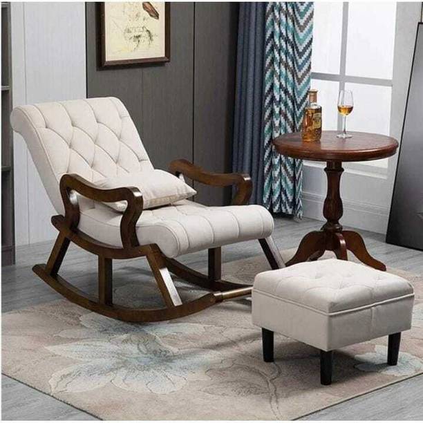 ganiwood Gani wood Ergonomic Rosewood Rocking Chair Solid Wood 1 Seater Rocking Chairs