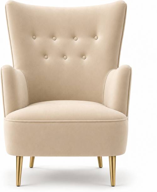 azhar Royal Wing Collection Fabric 1 Seater Rocking Chairs