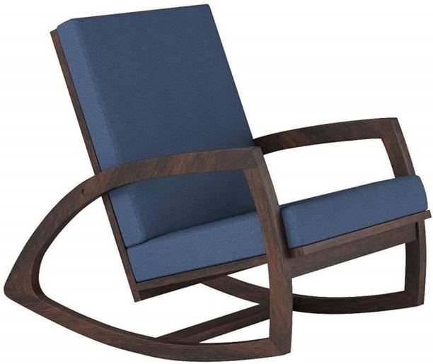 jangid Handicraft Sheesham Solid Wood Rocking Chair For Living Room/Garden -Adults/Grand parents Solid Wood 1 Seater Rocking Chairs
