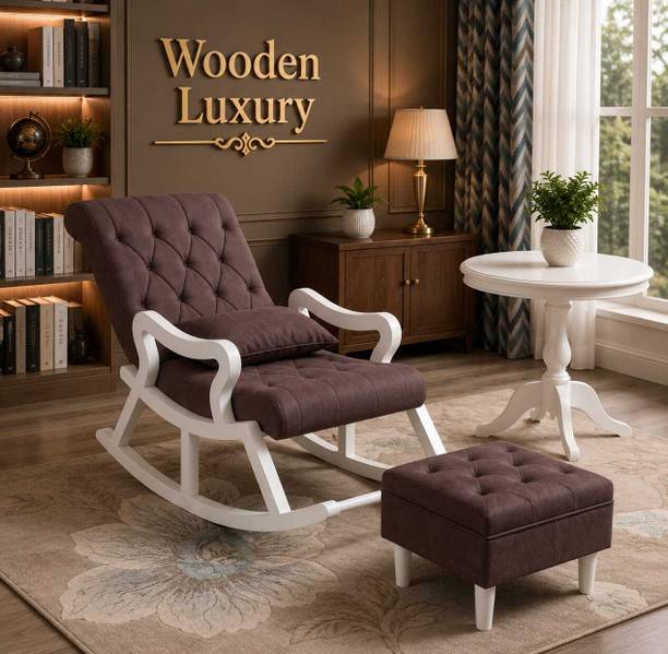 wooden luxury wooden rocking chair relex chair Solid Wood 1 Seater Rocking Chairs