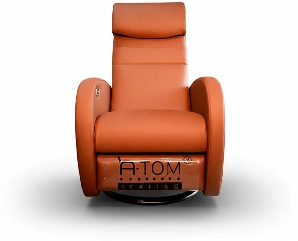 Atom Seating Leather Powered Swivel & Rocker Recliner