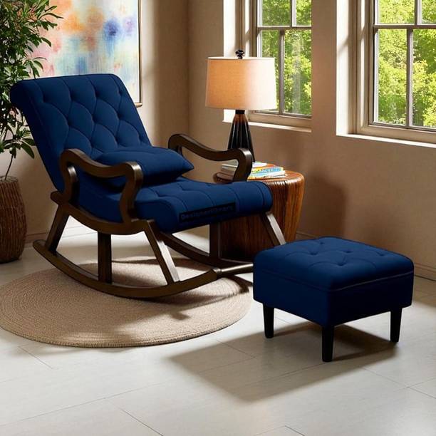Designer Library Solid Wood 1 Seater Rocking Chairs