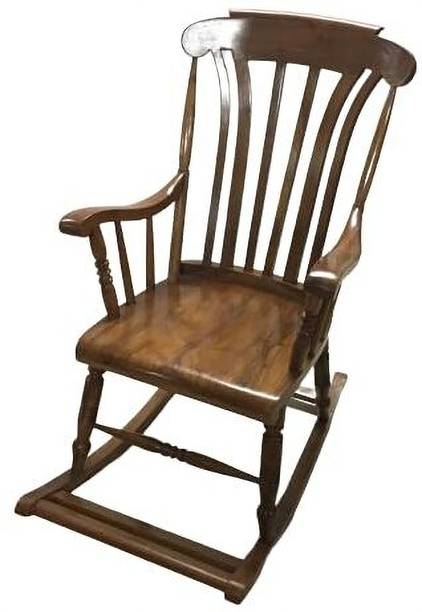 Sakshi Wood Furniture Solid Wood 1 Seater Rocking Chairs
