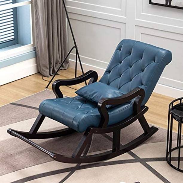 wooden king decor Solid Wood 1 Seater Rocking Chairs