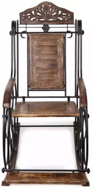 Handicraft CXHR458 Solid Wood 1 Seater Rocking Chairs