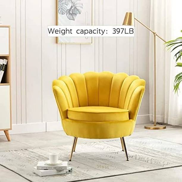 NATUREWOODDECOR Velvet Armchair Accent Chair Single Sofa with Gold Plating Legs for Foam 1 Seater Rocking Chairs