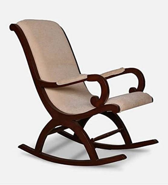 Soul Light Art Wooden Rocking Chair, Wooden Rolling Chair, Wooden Easy Chair, Engineered Wood 1 Seater Rocking Chairs