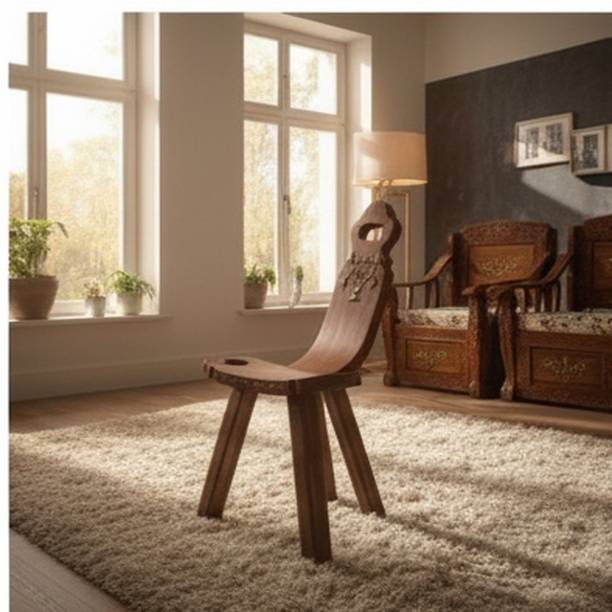 Living Concept Handicrafts Solid Wood 1 Seater Rocking Chairs