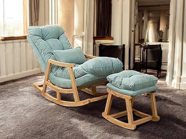 Designer Library QM-34SX-93WG Solid Wood 1 Seater Rocking Chairs