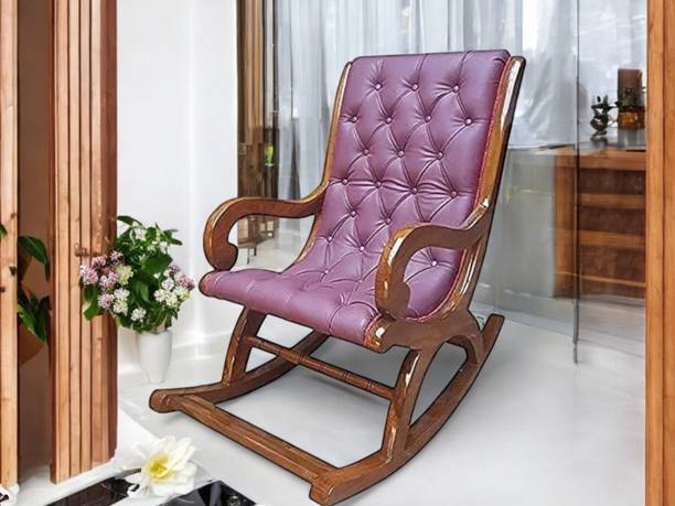 Designer Library CR_022 Solid Wood 1 Seater Rocking Chairs