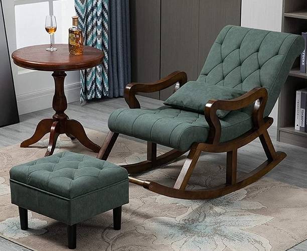 स्मार्ट्स कलेक्शन Rose Wood Rocker Rocking Lounge Chair Recliner Relaxation Lounging Relaxing Seat Solid Wood 1 सीटर Rocking Chairs