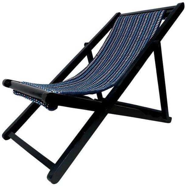 Artesia Mango Wood with Walnut Brown Color Relaxing Chair/Comfort Folding Chair Solid Wood 1 Seater Rocking Chairs