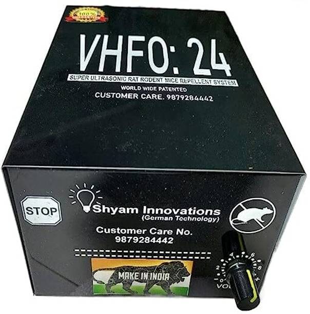 Shyam Innovations Rat Repellent with Adjustable Frequency for Outdoor Garden, Factories, Warehouse Ultrasonic Rodent Repellant