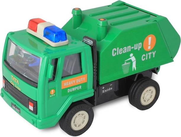 VENTERPRISES Small Size Made Of Plastic Indian City

Clean Up Garbage truck toy