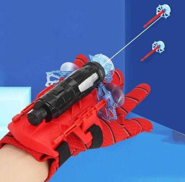 Poohan Spiderman Web Shooter Toy for Kids, Spider-Man Web Shooters with Real Gadget