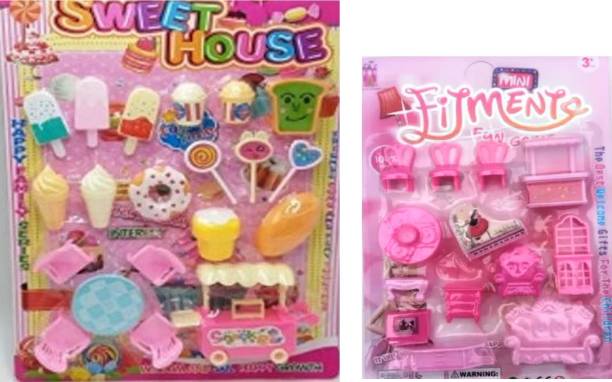 aparna's collection Ice-Cream candy Set Home Doll set