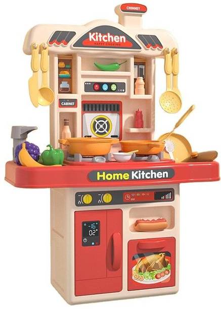 Gomzy kitchen play set toy, high quality beautiful design kitchen for girls