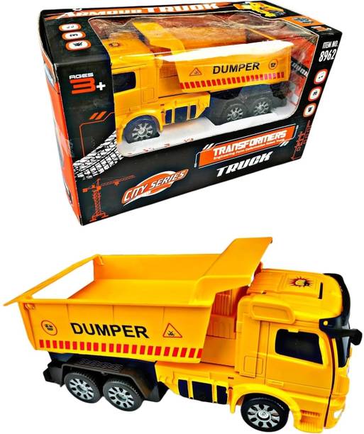 VENTERPRISES Dumper Robot Truck Robot with Music Light and Bump n Go Action