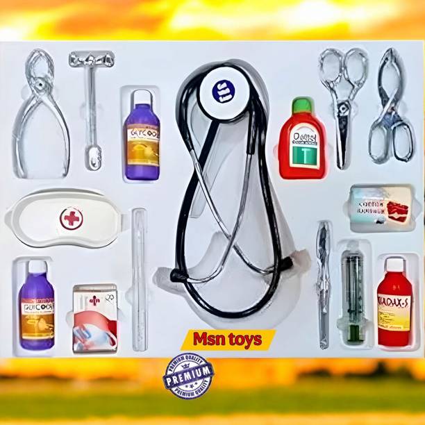 एम एस एन D1 loving toys Doctor Kit Toys for Kids Pretend Doctor Play Set D 4