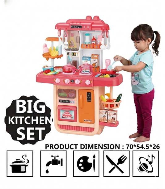 HIM TAX Big Size Kitchen Set for Kids Girls Toys | Kids Toys for Girls