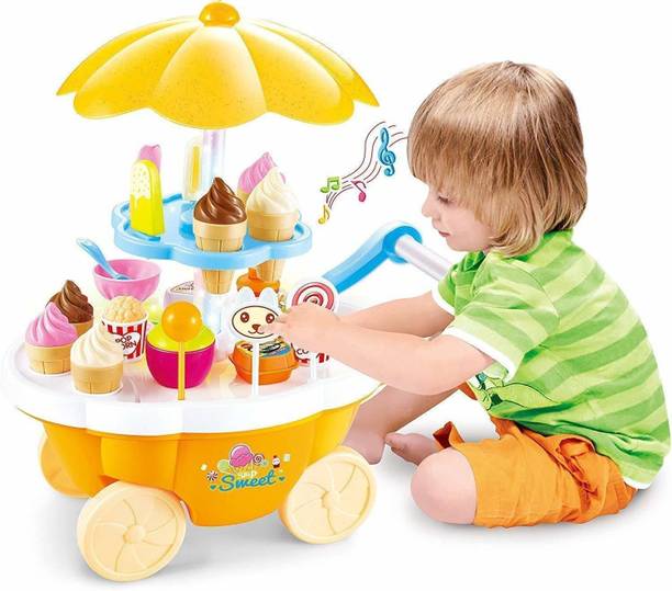 himanshu tex Ice Cream Parlour Set For Your Child With Lights and Music Toy
