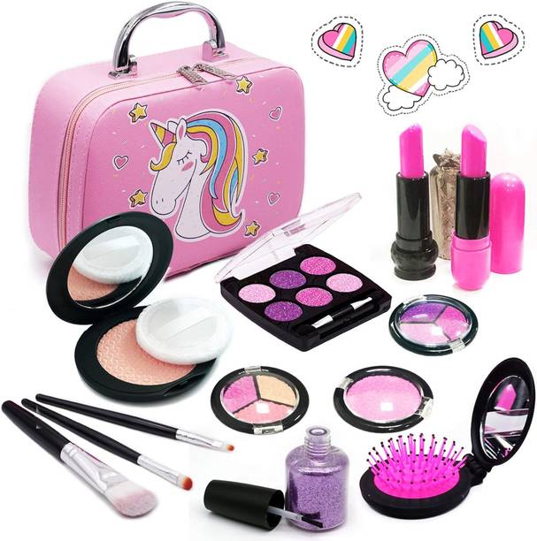 KIDOLOGY Unicorn Makeup Kit for Girls 3+ Years - Christmas & Birthday Gift