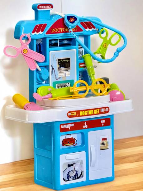 Extrawish Premium Dr Play Set Medical Carry-case Nurses Toy Set Fun Education for Kids