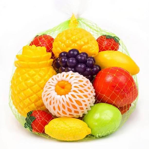 PRANSO Big 4-5 Inch Pretend Play Kitchen Toys 11 Pieces for Kids