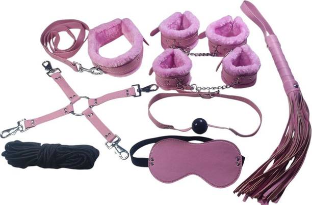 EEOAN Pink Leather Handcuffs Roleplay Love set for Couple