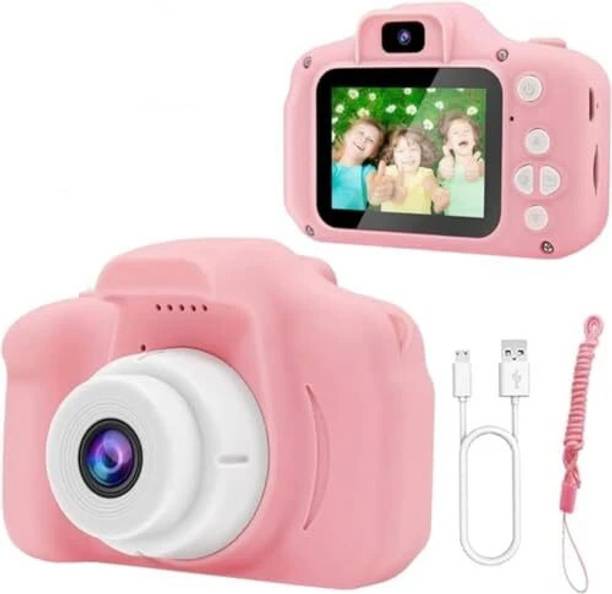 sparknest Pink Digital Camera for Kids | 2"LCD Screen | Rechargeable Toy | Photo & Video