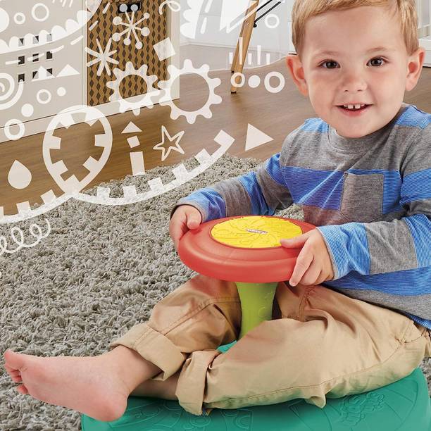 SPINOZA Sit Twirl N Spin Toys for Children,Kids Classic Spinning Toy