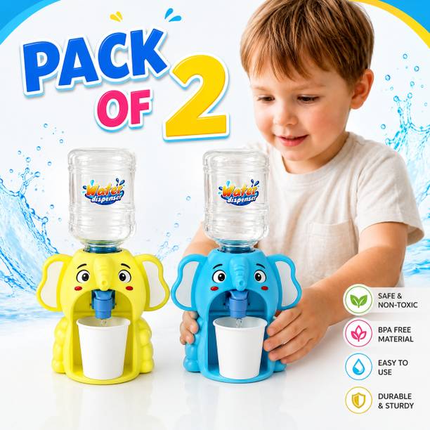 v kubra traders Elephant Mini Water Dispenser Toy – Pack of 2