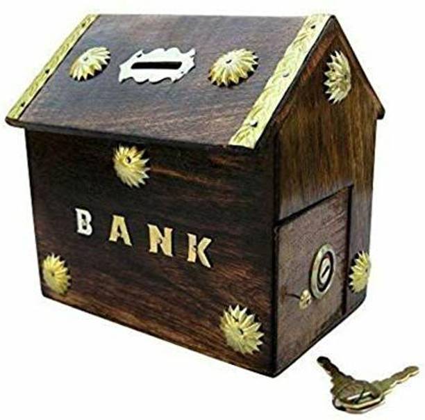 BANASAR HandCrafted Piggy Bank,Gullak For Kids,Birthday Gifts For Kids,