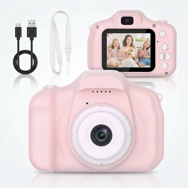 sparknest Pink Digital Camera for Kids | 2"LCD Screen | Rechargeable Toy | Photo & Video