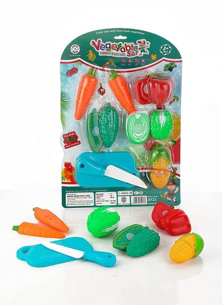 333MART Vegetable Cutting Set for kids with Knife and Cutting board