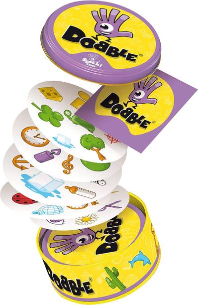 Poohan Dobble Strategy Match Family Card Game 2-8 Player for 6 Years & Above Multicolor