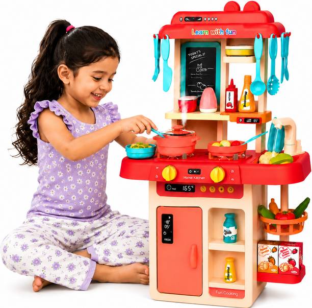 Learn With Fun 42 Pieces Kitchen Set Kitchen Role Play Sound Toy For Kids