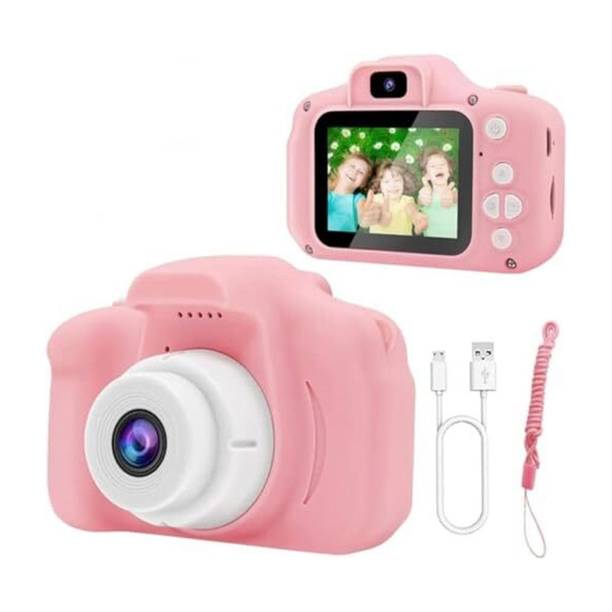 sparknest Pink Digital Camera for Kids | 2"LCD Screen | Rechargeable Toy | Photo & Video