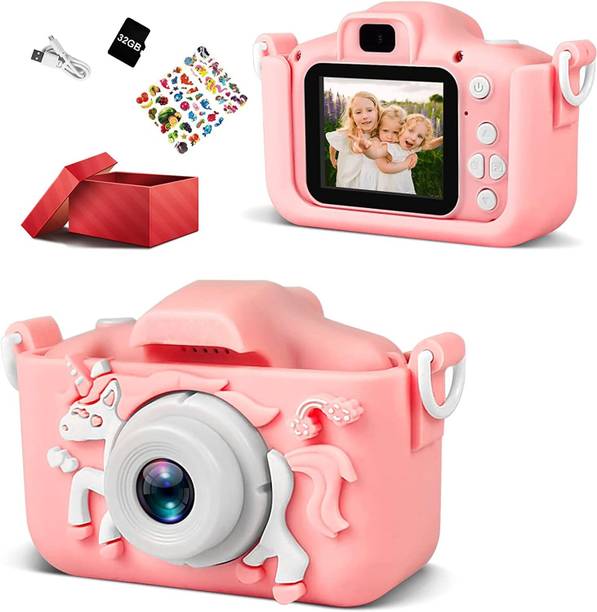 CADDLE & TOES Kids Digital Camera Hd/20mp/4x Zoom + Decorative Stickers