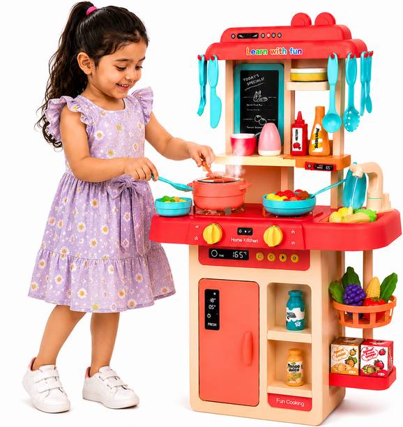 Learn With Fun 42 Pieces Kitchen Set Interactive Kitchen Play Toy For Kids