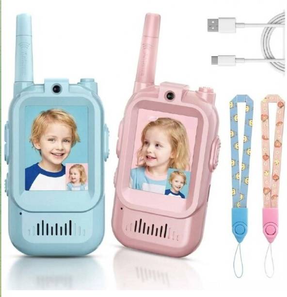 TOYTRIBE Kids Video Real Time Phone Set | Real-Time Video & Voice | Rechargeable | 2 Pcs
