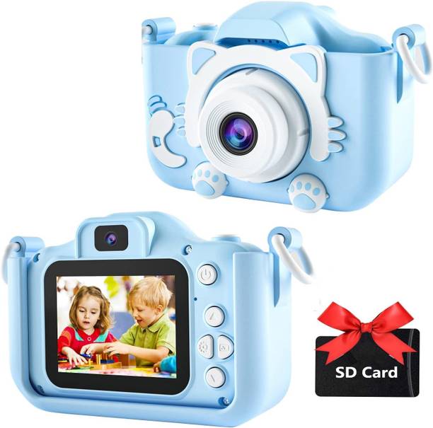 CADDLE & TOES Kids CAt Digital Camera,1080P Handy Portable Camera 2.0 Scrn, with Inbuilt Games