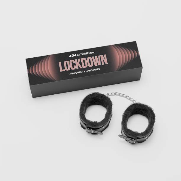 Bold Care Lockdown Handcuffs | Playful Handcuffs for Couples | Adjustable Straps