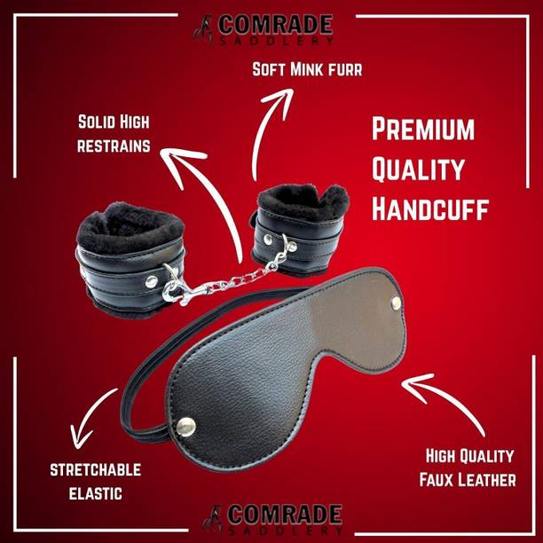 Comrade Saddlery Leather Play Handcuffs