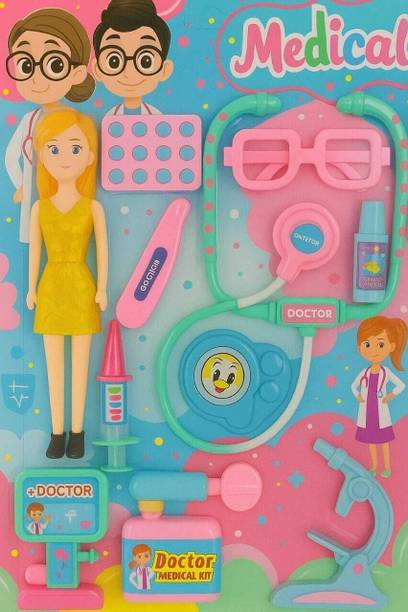 JYESHTHA CREATION Doctor Playset For Kids Boy & girl Blue set