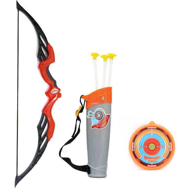 333MART Dhanush Prime Shooting,Bow & Arrow With Quiver,Archery Set For Kids,BIS Approved