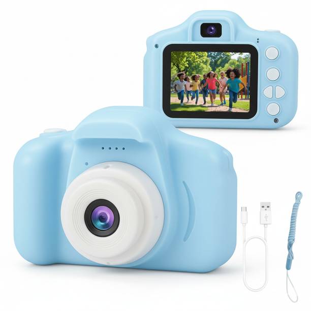 Kidzly Kids Digital Camera 1080p with 2 inch HD Screen| Birthday Gift for Boys & Girls