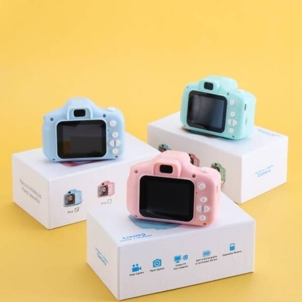 TUSHIKA Mini Digital Camera With 2 inchr Display Screen Toys For Kids.