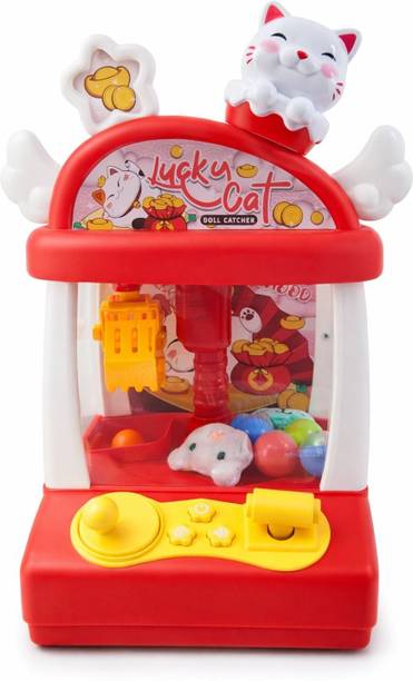 TOY MART Mini Claw Machine for Kids, Tabletop Candy Grabber Vending Machine