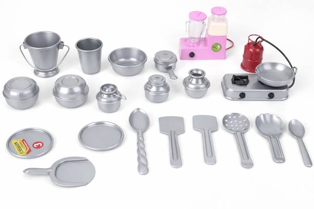 INOS Miniature Kitchen Set Toys for Kids | Pretend Cooking Toys